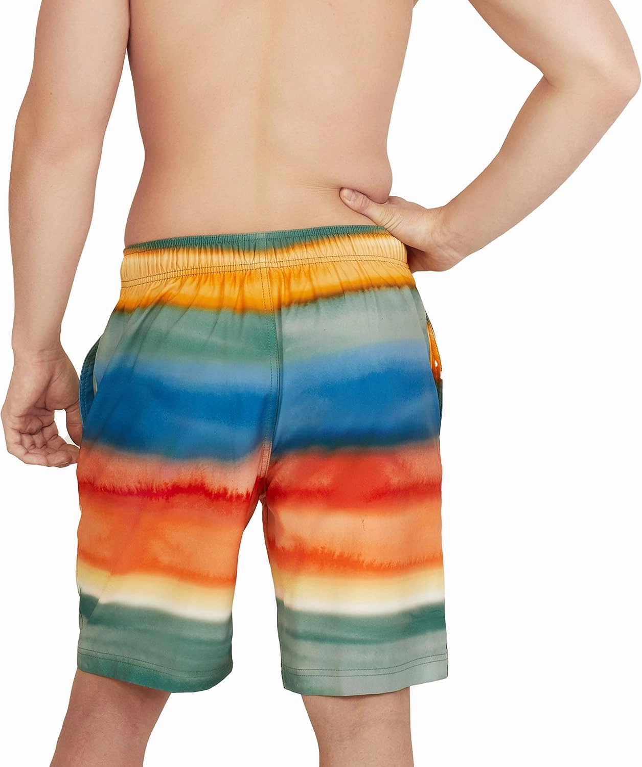 Speedo Men's Swim Trunk Knee Length Boardshort Bondi Printed