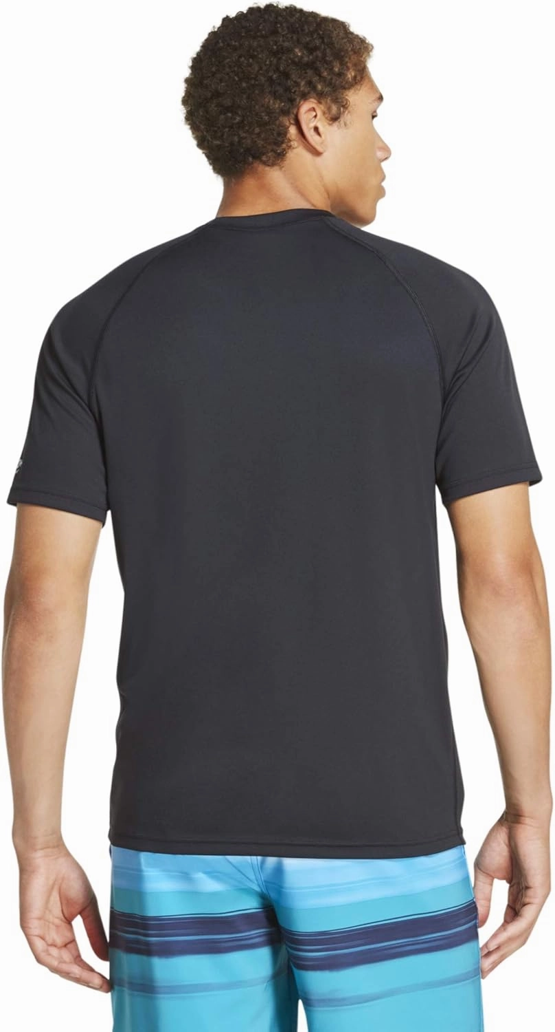 Speedo Men's Uv Swim Shirt Short Sleeve Regular Fit Solid