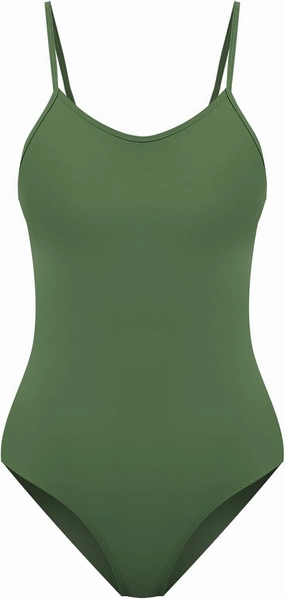 speerise Retro Criss Cross Back Onepiece Swimsuit, Adjustable Strap Swimwear