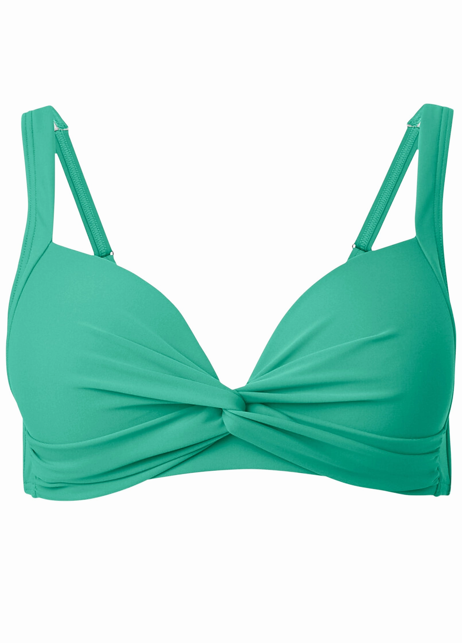 St Lucia Twist Front Top - Green