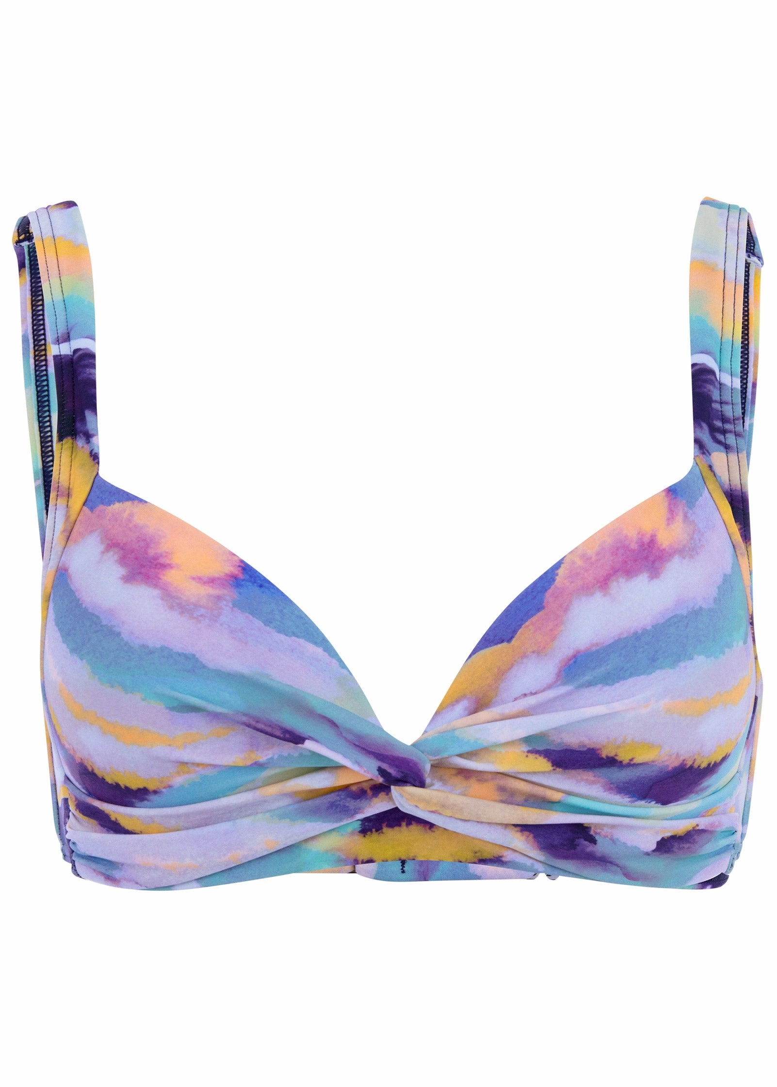 St Lucia Twist Front Top - Rip Tide