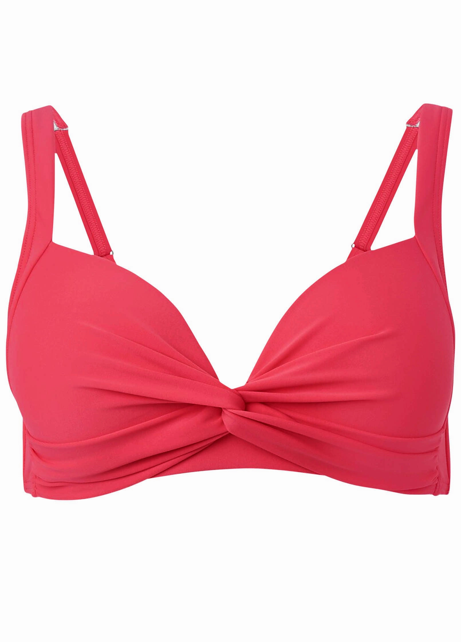 St Lucia Twist Front Top - Sunset Pink