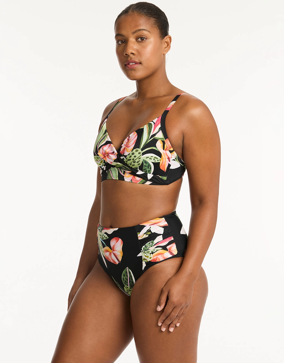 Sundown Twist Front DD/E Bikini Top