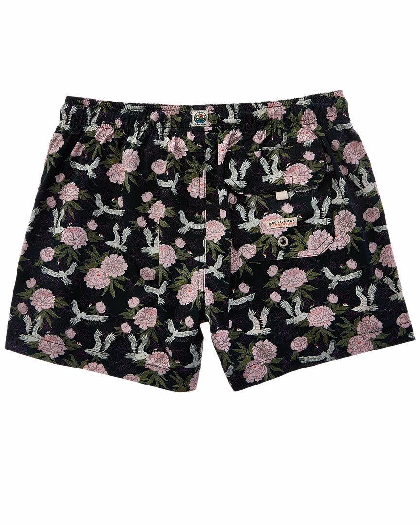 Sunset and Vine Microfiber Woven Printed Swim Trunk