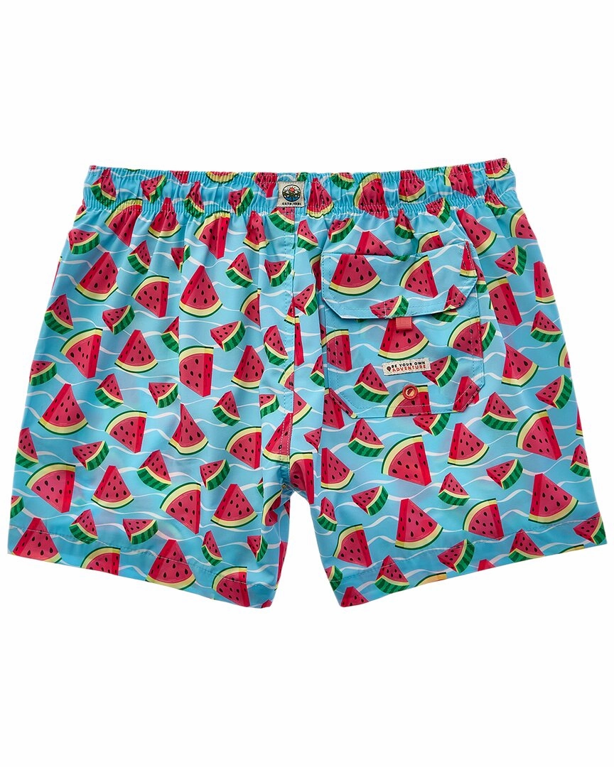 Sunset and Vine Microfiber Woven Printed Swim Trunk