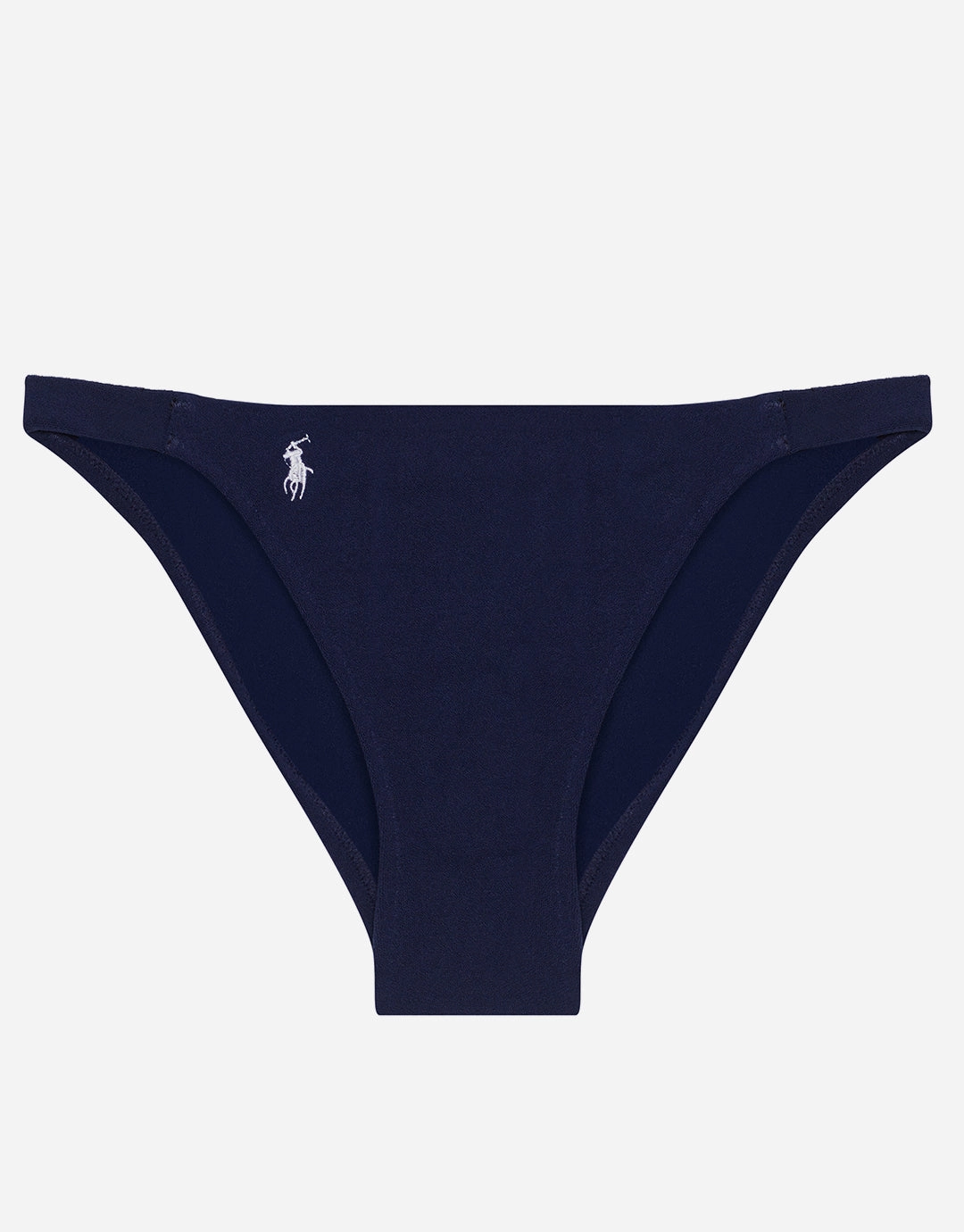 Terry Side Tab Devin Hipster Bikini Pant - Navy Blue