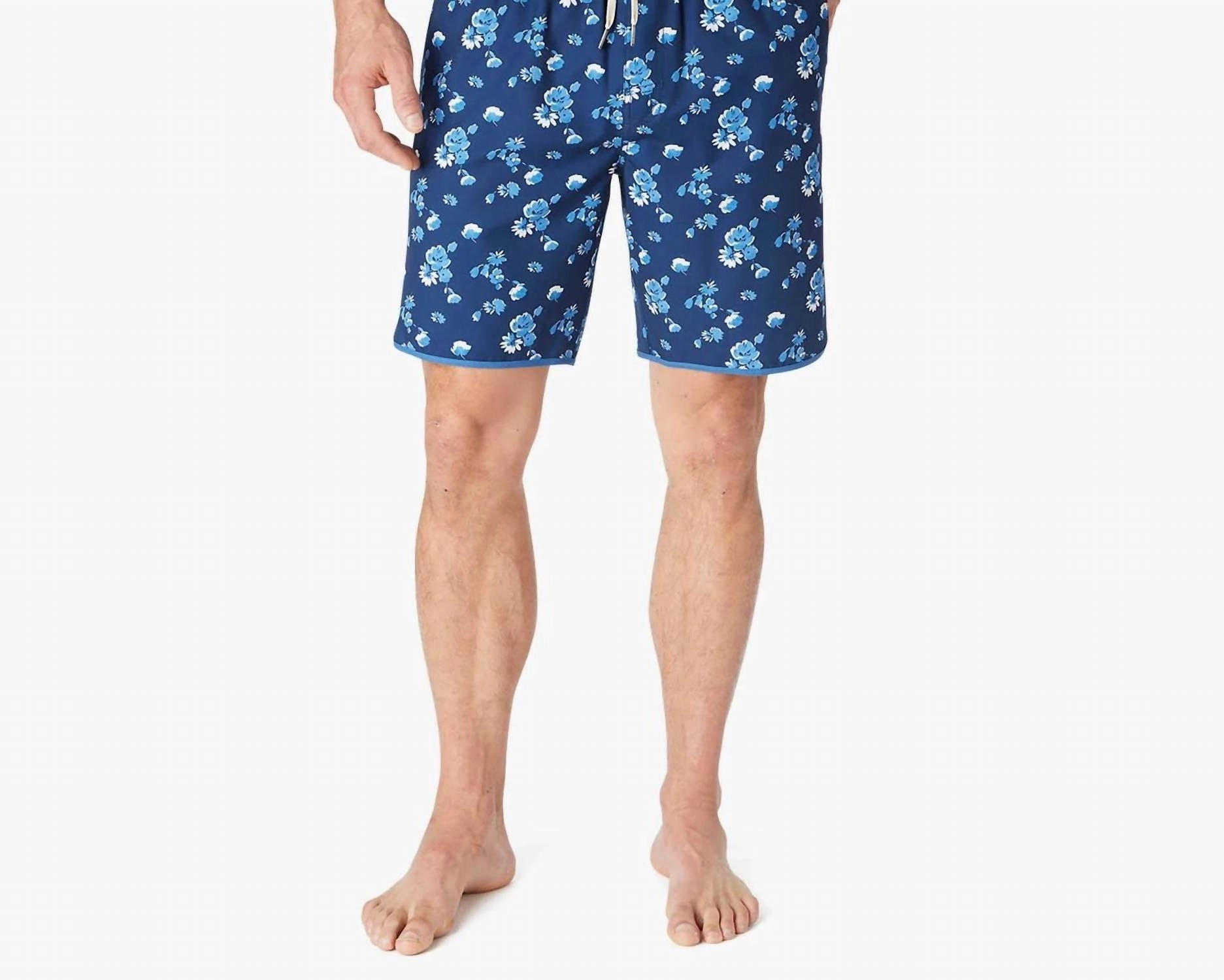 The Anchor Trunk In Blue Beach Floral