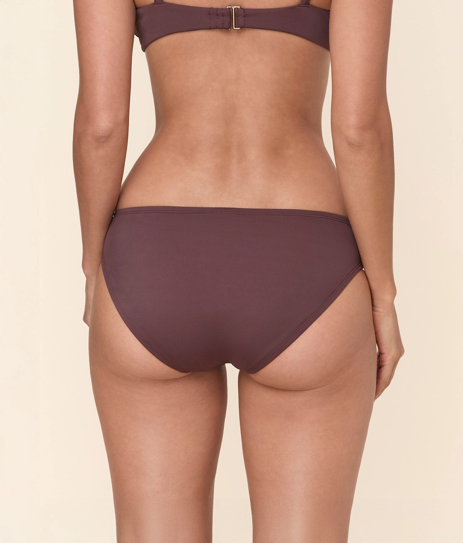 The Classic Bikini Bottom - Eco Nylon - Mink