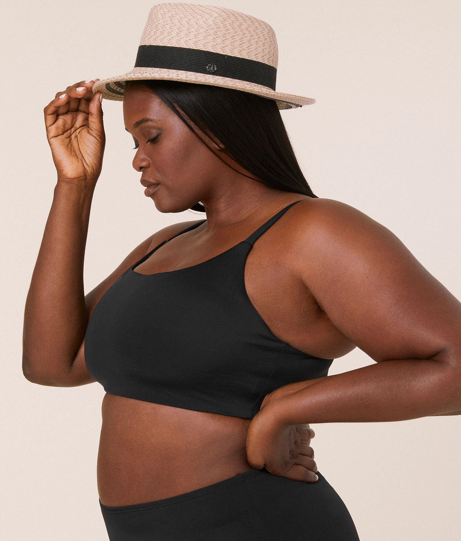 The Maui Bikini Top - Eco Nylon - Black