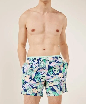 The Night Faunas 5.5" Trunk In Navy Leaf