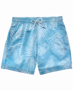 Trunks Surf & Swim Co. Chambray Palm Leaf Sano Swim Short
