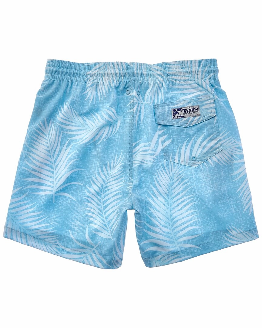 Trunks Surf & Swim Co. Chambray Palm Leaf Sano Swim Short