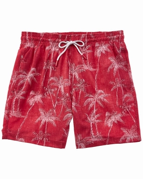 Trunks Surf & Swim Co. Chambray Sketch Palms Sano Swim Short