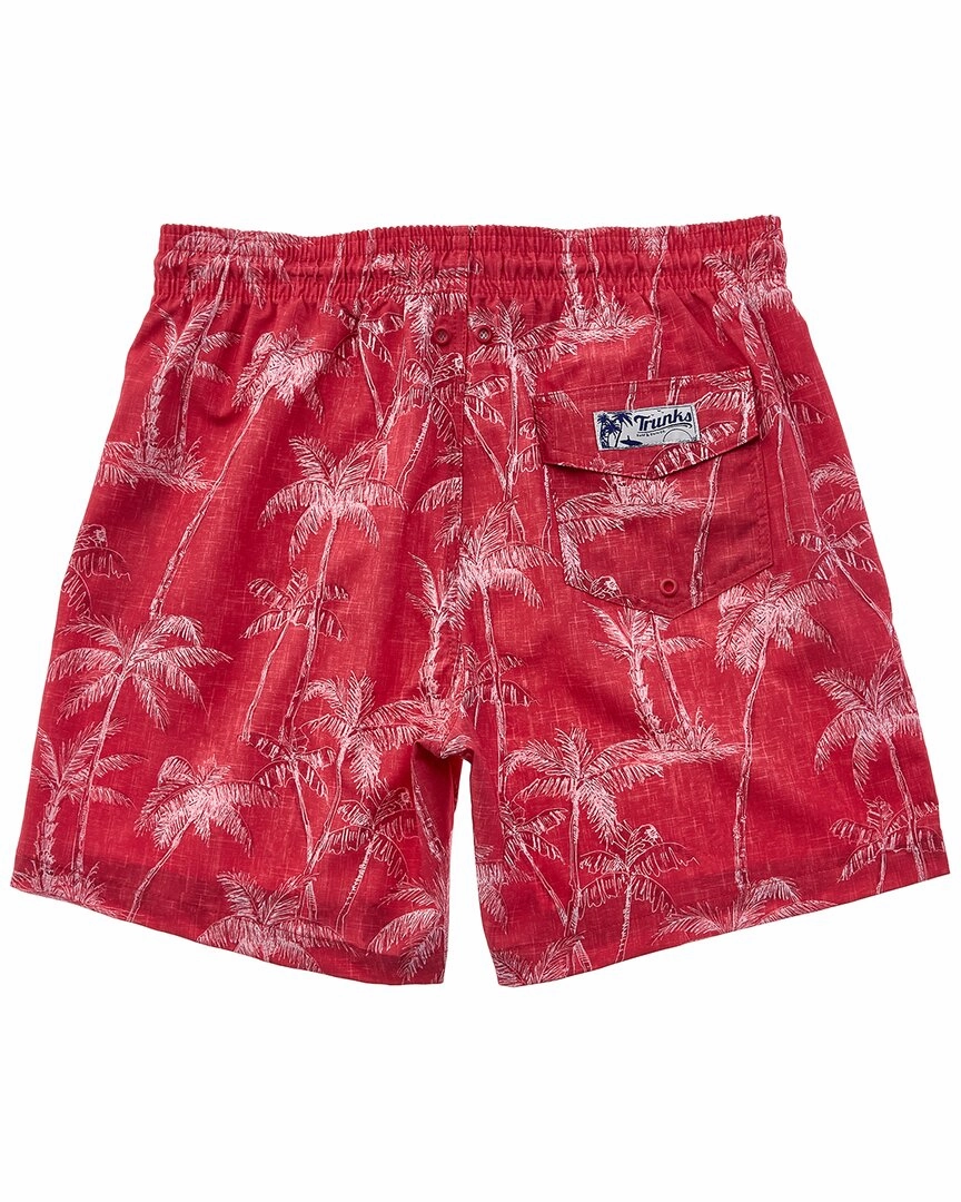 Trunks Surf & Swim Co. Chambray Sketch Palms Sano Swim Short