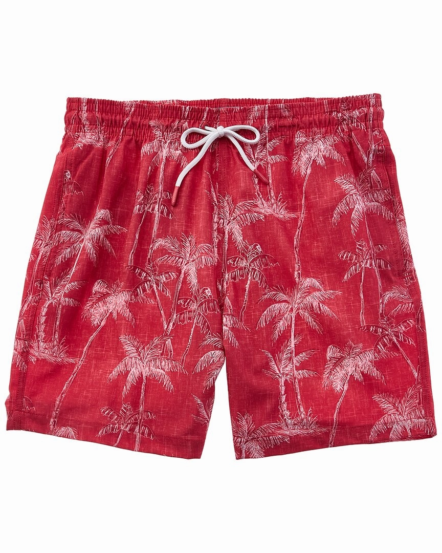 Trunks Surf & Swim Co. Chambray Sketch Palms Sano Swim Short