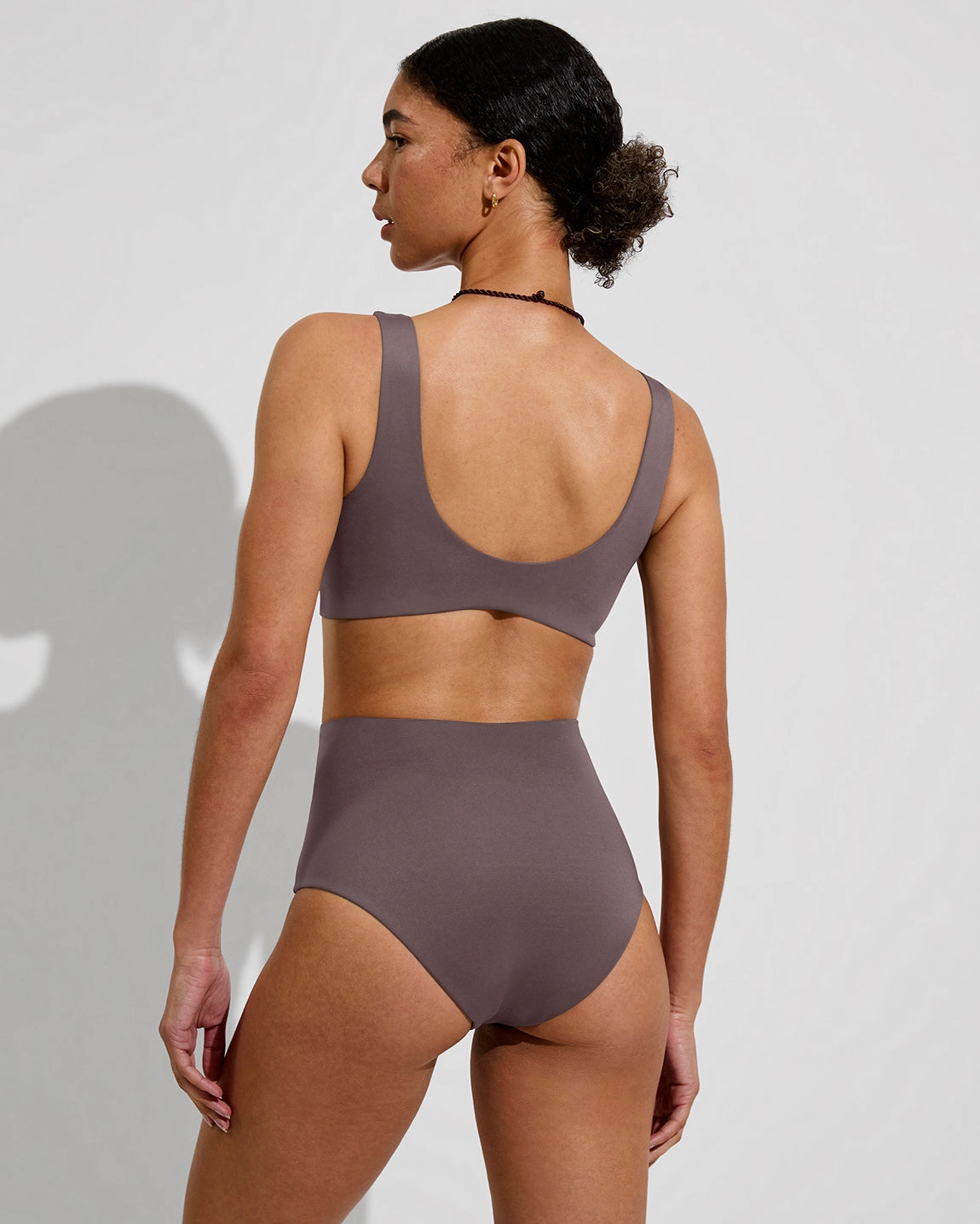 Twisted Plunge Top D - Stormy