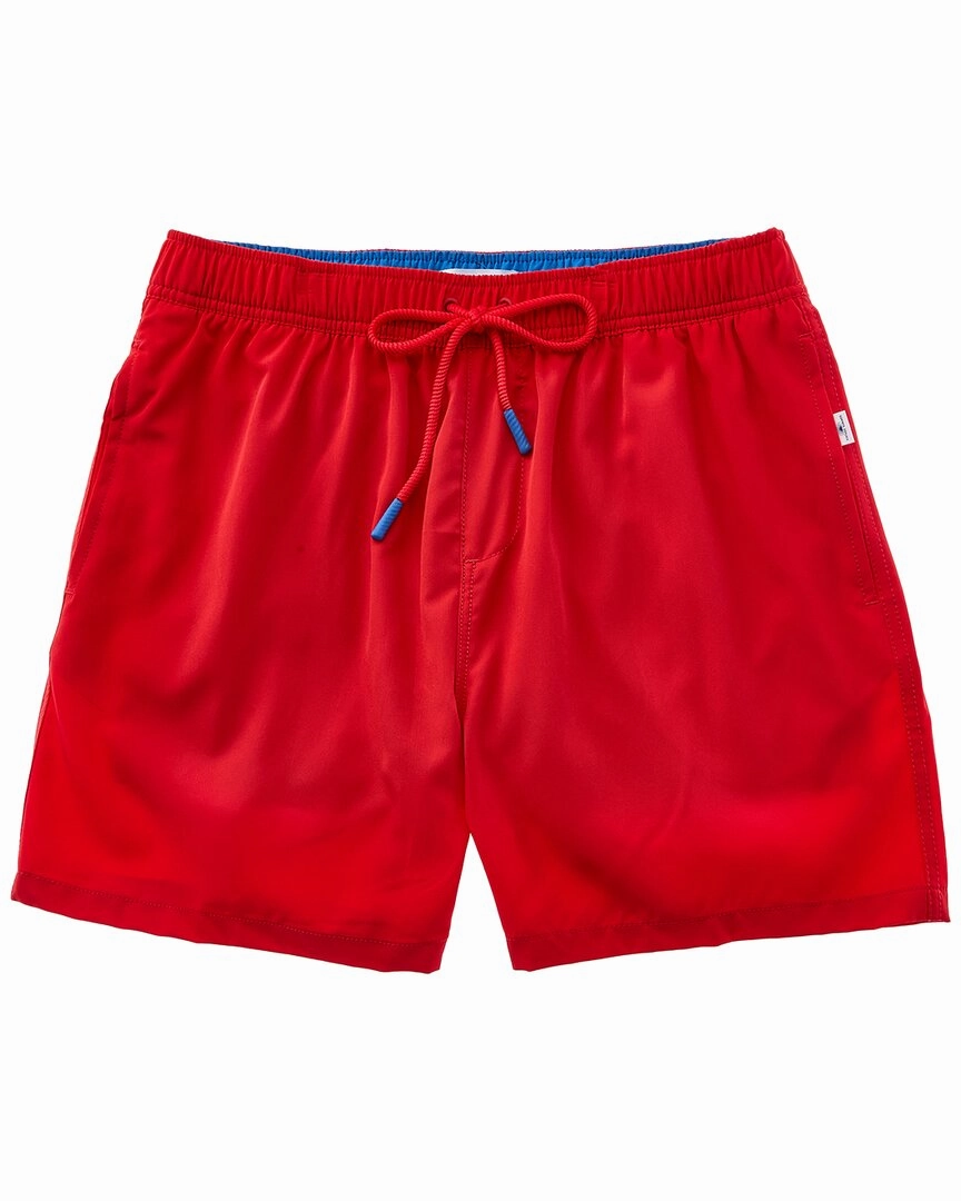 VINTAGE SUMMER Performance Stretch Lined Volley Swim Trunk