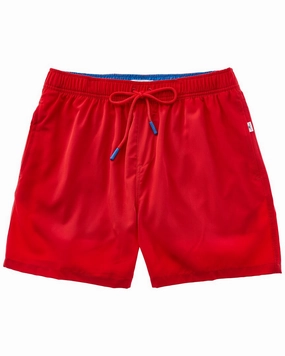 VINTAGE SUMMER Performance Stretch Lined Volley Swim Trunk