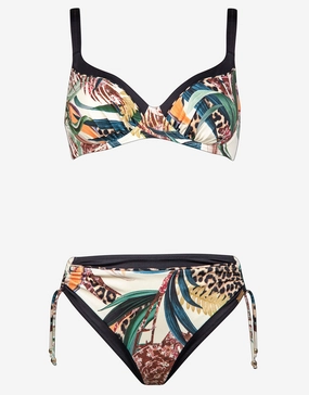 Wild Swing Underwired Bikini Set - Botanical Leo