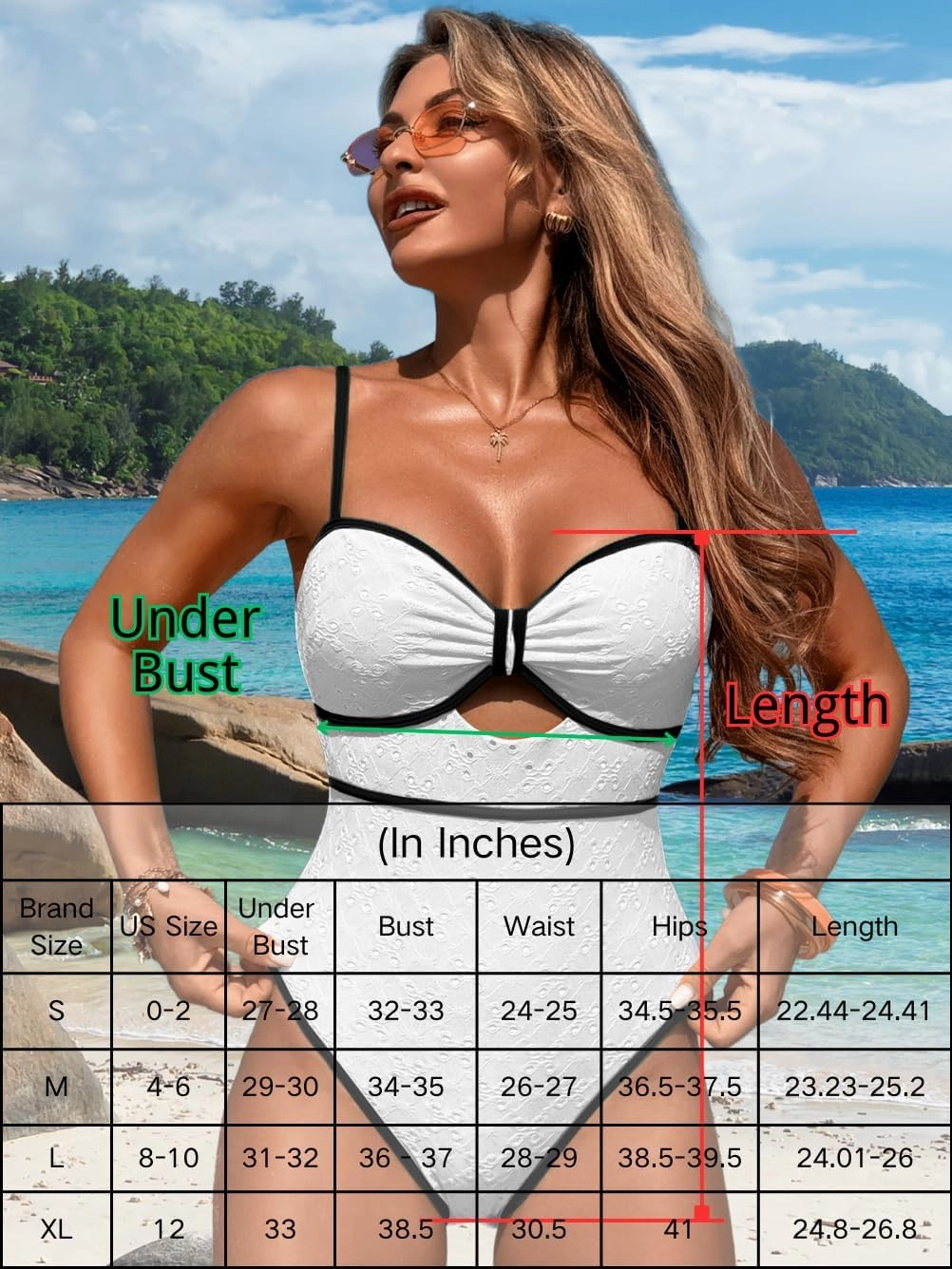 Womens One Piece Cutout Swimsuit, Sexy Tummy Control Bathing Suit, Color Block Monokini, 2025 Retro Swimwear