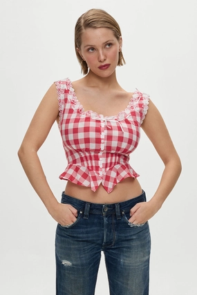 x BELLA HADID Fleetwood Top - Malibu Picnic