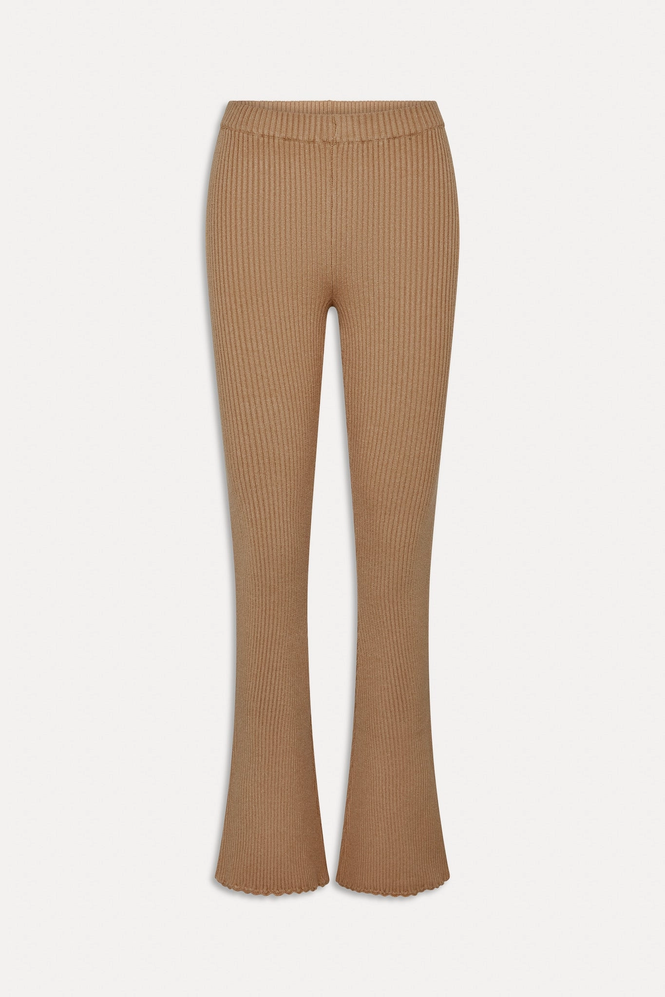 x BELLA HADID Texas Knit Pants - Caramel