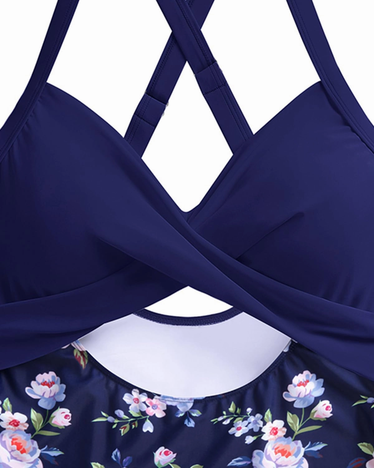 Yonique Plus Size One Piece Swimsuit for Women Tummy Control Bathing Suit Cutout Swimwear