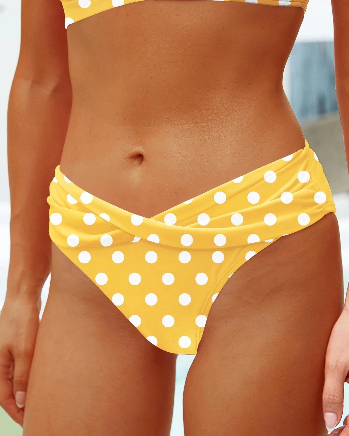 Yonique Women Two Piece Bathing Suits Push Up Bikini Set Halter Swimsuit Vintage Swimwear