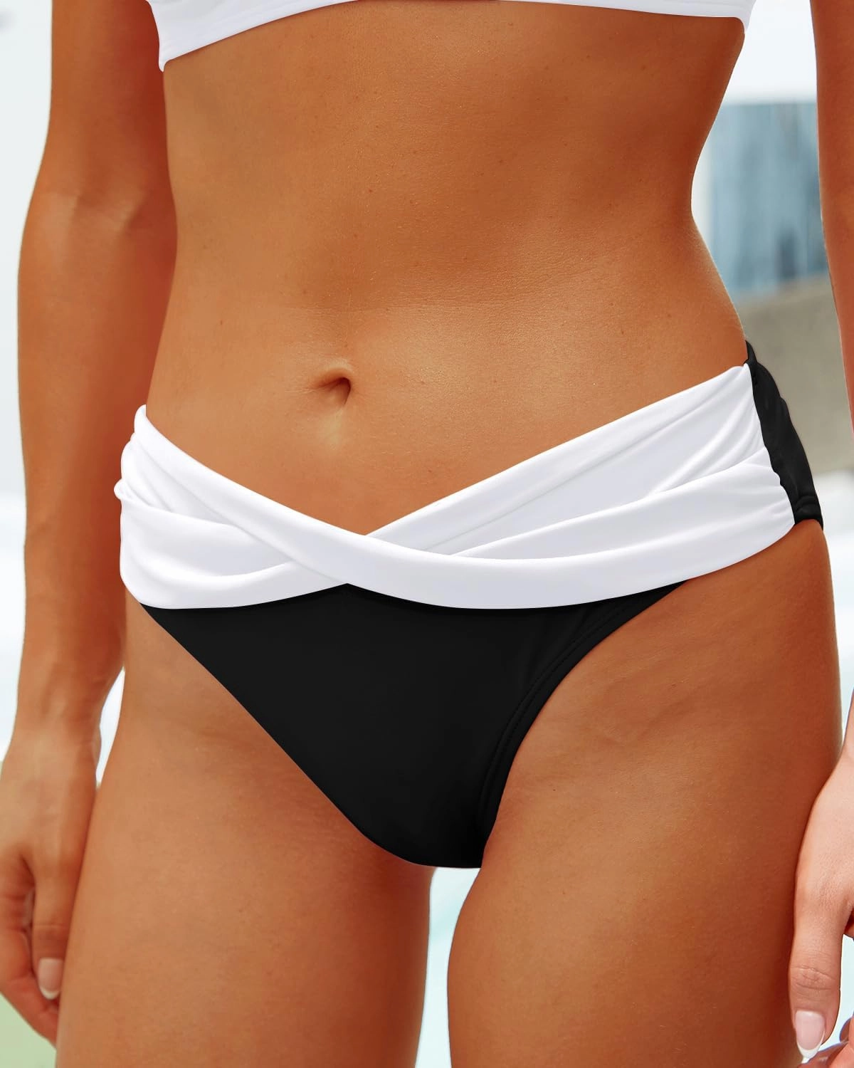 Yonique Women Two Piece Bathing Suits Push Up Bikini Set Halter Swimsuit Vintage Swimwear