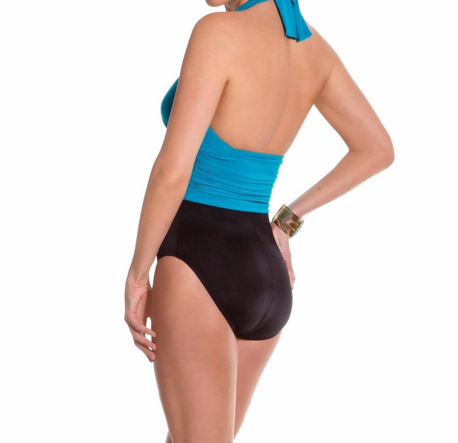 Yves One Piece Swimsuit In Jade